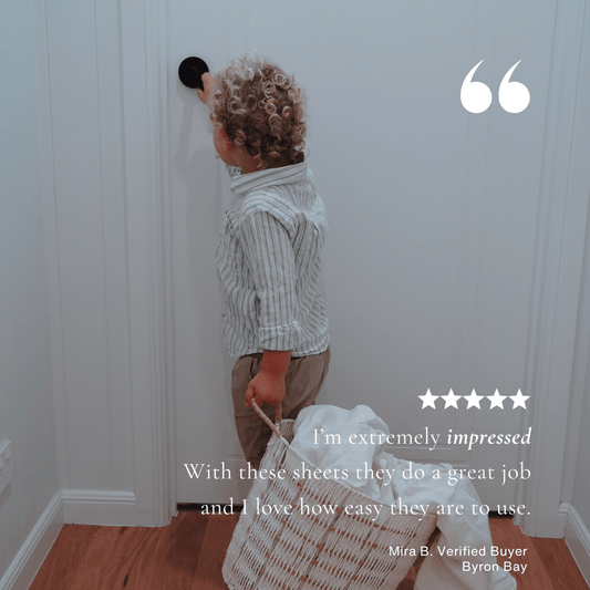 80 Fragrance - Free Baby Laundry Detergent Sheets - Easey Earth