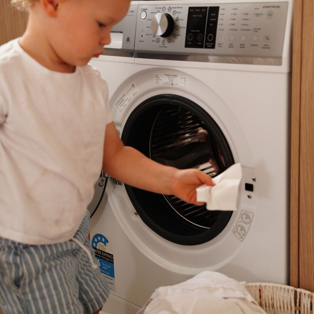 80 Fragrance - Free Baby Laundry Detergent Sheets - Easey Earth