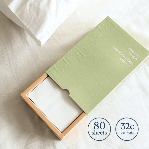 Clean Cotton Laundry Detergent Sheets