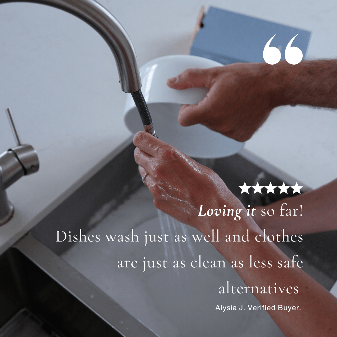 Antibacterial Laundry & Dishwashing Detergent Sheets - Easey Earth