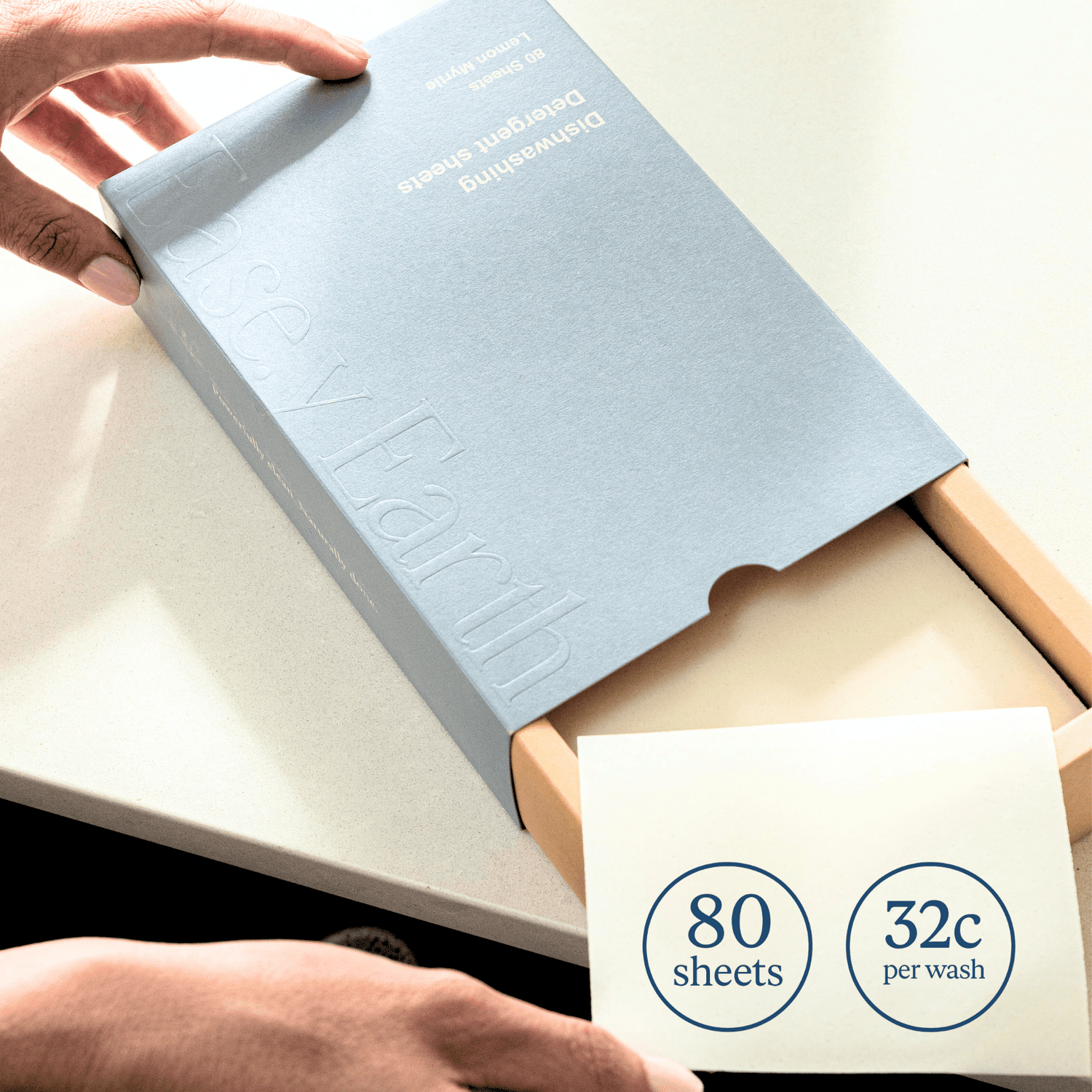 Dishwasher Detergent Sheets | Lemon Myrtle Scent - Easey Earth