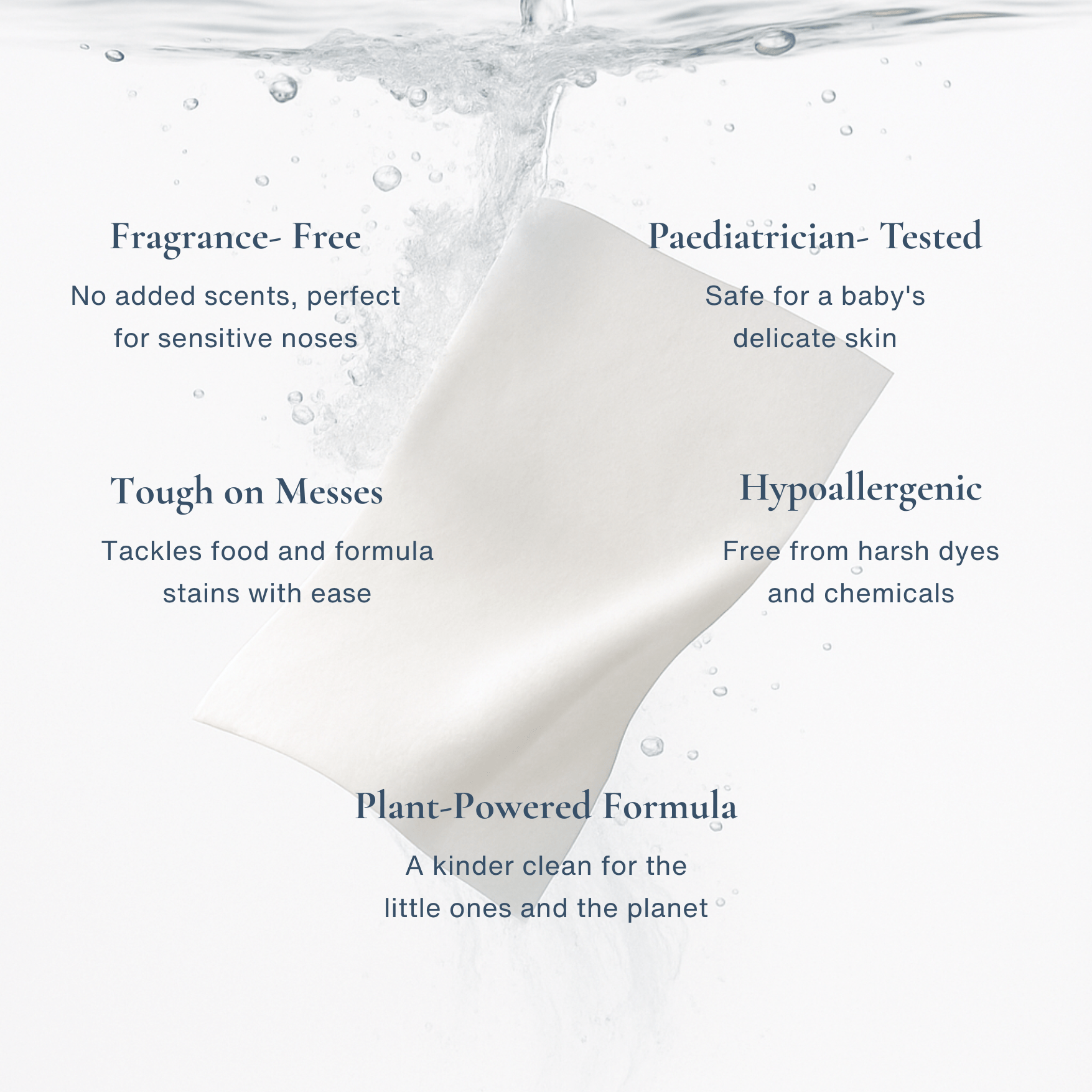 Fragrance - Free Baby Laundry Detergent Sheets - Easey Earth