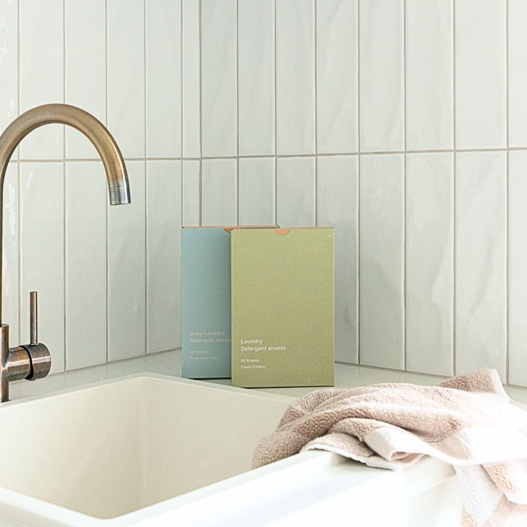 Laundry Detergent Sheets | Clean Cotton Scent | Up to 80 Washes - Easey Earth